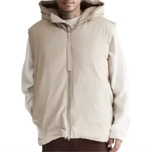 BDG Urban Outfitters Men's Cocoon Puffer Vest Taupe‎ XXL New MSRP $ 149 NWT